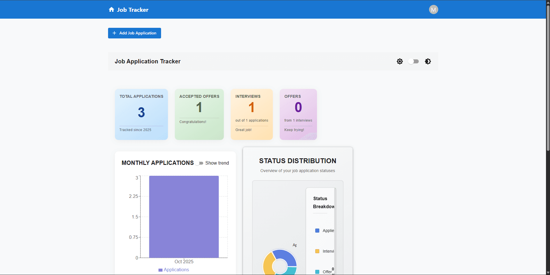 Job Application Tracker
