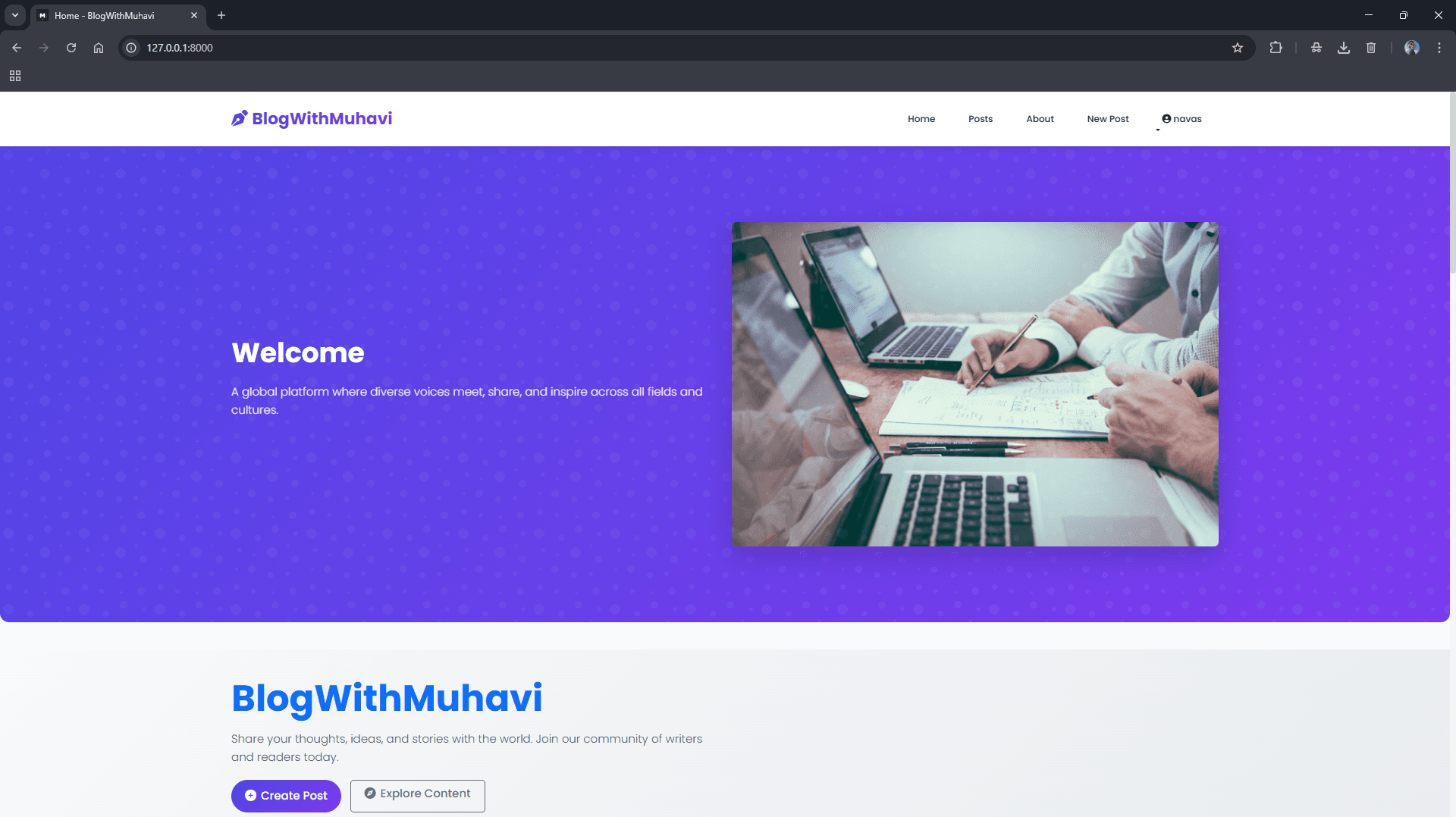 Django Blog Web Application